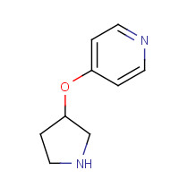 933716-88-2 4-pyrrolidin-3-yloxypyridine chemical structure