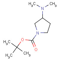 1246434-09-2 tert-butyl 3-(dimethylamino)pyrrolidine-1-carboxylate chemical structure