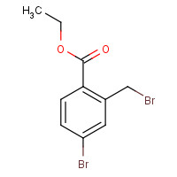 260561-85-1 ethyl 4-bromo-2-(bromomethyl)benzoate chemical structure