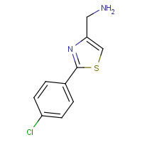 772338-96-2 [2-(4-chlorophenyl)-1,3-thiazol-4-yl]methanamine chemical structure
