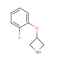918831-13-7 3-(2-fluorophenoxy)azetidine chemical structure