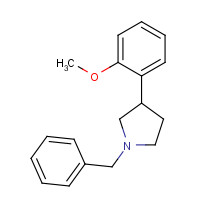352231-45-9 1-benzyl-3-(2-methoxyphenyl)pyrrolidine chemical structure