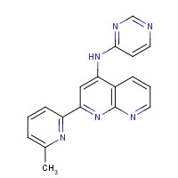 1330531-83-3 2-(6-methylpyridin-2-yl)-N-pyrimidin-4-yl-1,8-naphthyridin-4-amine chemical structure