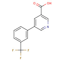 893740-46-0 5-[3-(trifluoromethyl)phenyl]pyridine-3-carboxylic acid chemical structure