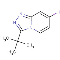 1057393-45-9 3-tert-butyl-7-iodo-[1,2,4]triazolo[4,3-a]pyridine chemical structure