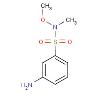 1154376-24-5 3-amino-N-methoxy-N-methylbenzenesulfonamide chemical structure