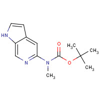 267875-33-2 tert-butyl N-methyl-N-(1H-pyrrolo[2,3-c]pyridin-5-yl)carbamate chemical structure