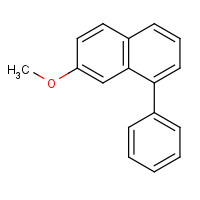 27331-38-0 7-methoxy-1-phenylnaphthalene chemical structure