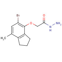 303010-22-2 2-[(5-bromo-7-methyl-2,3-dihydro-1H-inden-4-yl)oxy]acetohydrazide chemical structure