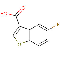 40740-57-6 5-fluoro-1-benzothiophene-3-carboxylic acid chemical structure