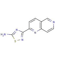 1179360-33-8 3-(1,6-naphthyridin-2-yl)-1,2,4-thiadiazol-5-amine chemical structure