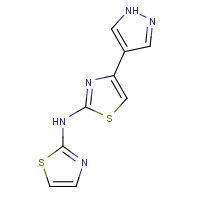1235313-04-8 4-(1H-pyrazol-4-yl)-N-(1,3-thiazol-2-yl)-1,3-thiazol-2-amine chemical structure