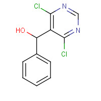 109574-98-3 (4,6-dichloropyrimidin-5-yl)-phenylmethanol chemical structure