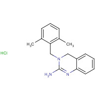 75064-01-6 3-[(2,6-dimethylphenyl)methyl]-4H-quinazolin-2-amine;hydrochloride chemical structure