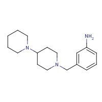 1307552-29-9 3-[(4-piperidin-1-ylpiperidin-1-yl)methyl]aniline chemical structure