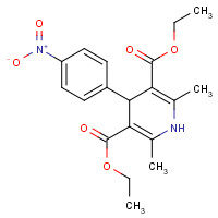 21881-54-9 diethyl 2,6-dimethyl-4-(4-nitrophenyl)-1,4-dihydropyridine-3,5-dicarboxylate chemical structure