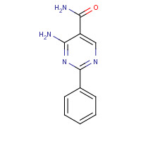 52047-03-7 4-amino-2-phenylpyrimidine-5-carboxamide chemical structure