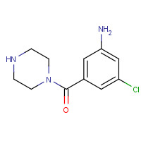 1391827-05-6 (3-amino-5-chlorophenyl)-piperazin-1-ylmethanone chemical structure
