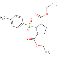 93725-00-9 diethyl 1-(4-methylphenyl)sulfonylpyrrolidine-2,5-dicarboxylate chemical structure