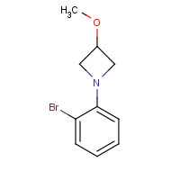 1426804-88-7 1-(2-bromophenyl)-3-methoxyazetidine chemical structure