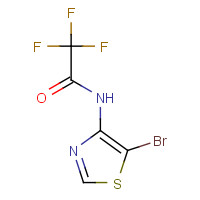 1211593-45-1 N-(5-bromo-1,3-thiazol-4-yl)-2,2,2-trifluoroacetamide chemical structure