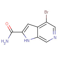 1086065-84-0 4-bromo-1H-pyrrolo[2,3-c]pyridine-2-carboxamide chemical structure
