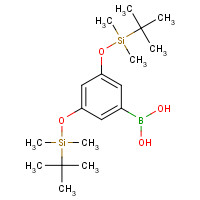 350035-52-8 [3,5-bis[[tert-butyl(dimethyl)silyl]oxy]phenyl]boronic acid chemical structure