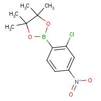 1426804-80-9 2-(2-chloro-4-nitrophenyl)-4,4,5,5-tetramethyl-1,3,2-dioxaborolane chemical structure