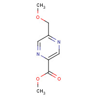 1388149-35-6 methyl 5-(methoxymethyl)pyrazine-2-carboxylate chemical structure