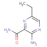 1129-11-9 3-amino-6-ethylpyrazine-2-carboxamide chemical structure