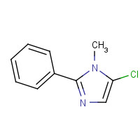 7666-52-6 5-chloro-1-methyl-2-phenylimidazole chemical structure