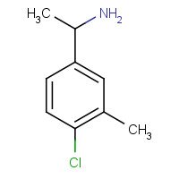 105321-53-7 1-(4-chloro-3-methylphenyl)ethanamine chemical structure