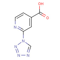 884504-71-6 2-(tetrazol-1-yl)pyridine-4-carboxylic acid chemical structure