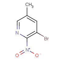 155790-02-6 3-bromo-5-methyl-2-nitropyridine chemical structure