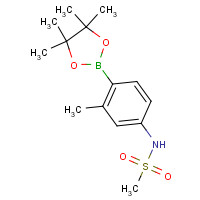 1006380-18-2 N-[3-methyl-4-(4,4,5,5-tetramethyl-1,3,2-dioxaborolan-2-yl)phenyl]methanesulfonamide chemical structure