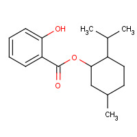 89-46-3 (5-methyl-2-propan-2-ylcyclohexyl) 2-hydroxybenzoate chemical structure