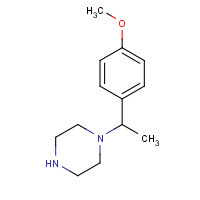 517856-55-2 1-[1-(4-methoxyphenyl)ethyl]piperazine chemical structure