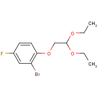 253429-18-4 2-bromo-1-(2,2-diethoxyethoxy)-4-fluorobenzene chemical structure