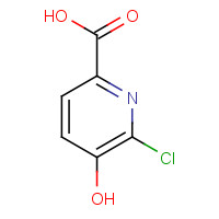 341008-96-6 6-chloro-5-hydroxypyridine-2-carboxylic acid chemical structure