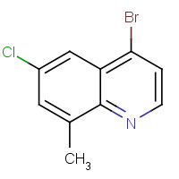 927800-42-8 4-bromo-6-chloro-8-methylquinoline chemical structure