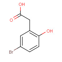 38692-72-7 2-(5-bromo-2-hydroxyphenyl)acetic acid chemical structure