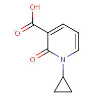 1267425-40-0 1-cyclopropyl-2-oxopyridine-3-carboxylic acid chemical structure