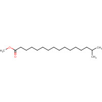 6929-04-0 methyl 15-methylhexadecanoate chemical structure