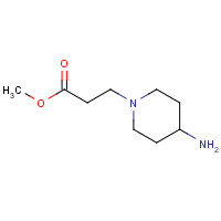 190515-89-0 methyl 3-(4-aminopiperidin-1-yl)propanoate chemical structure