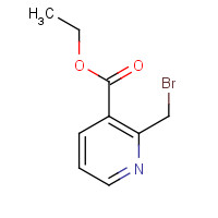 63050-11-3 ethyl 2-(bromomethyl)pyridine-3-carboxylate chemical structure