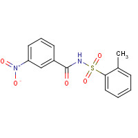 146374-30-3 N-(2-methylphenyl)sulfonyl-3-nitrobenzamide chemical structure