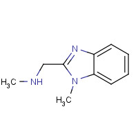 137898-62-5 N-methyl-1-(1-methylbenzimidazol-2-yl)methanamine chemical structure