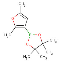 1025718-96-0 2-(2,5-dimethylfuran-3-yl)-4,4,5,5-tetramethyl-1,3,2-dioxaborolane chemical structure