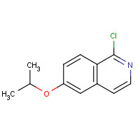 630422-61-6 1-chloro-6-propan-2-yloxyisoquinoline chemical structure
