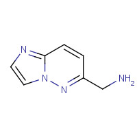 1313726-22-5 imidazo[1,2-b]pyridazin-6-ylmethanamine chemical structure